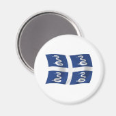 Martinique Flag Magnet (Vorderseite/Rückseite)