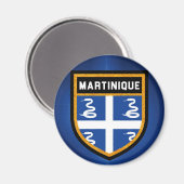 Martinique Flag Magnet (Vorderseite/Rückseite)