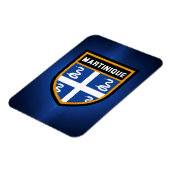 Martinique Flag Magnet (Linke Seite)