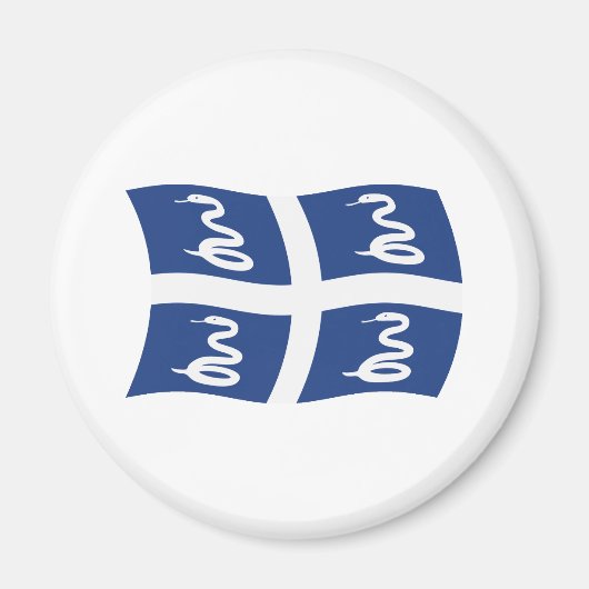 Martinique Flag Magnet (Vorne)