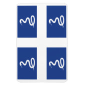 Martinique Flag Magnet (Vertikal)