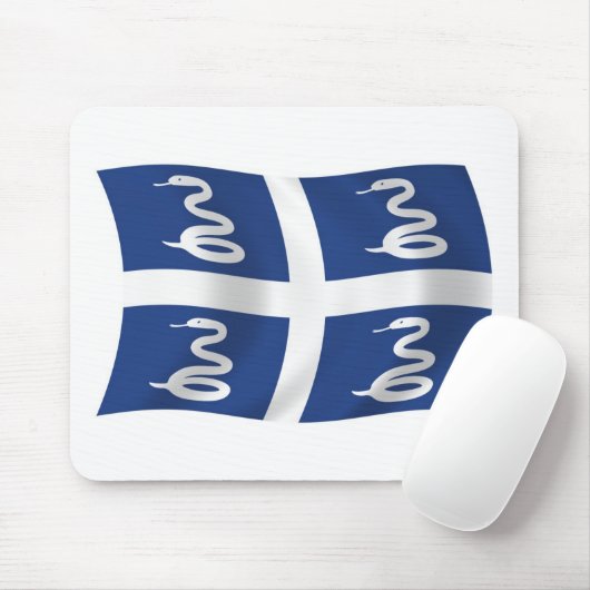 Martinique Flag Mousepad (Mit Mouse)