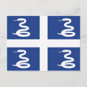 Martinique Flag Postkarte (Vorderseite)