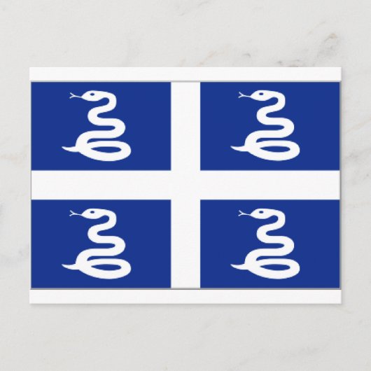 Martinique Flag Postkarte (Vorderseite)