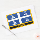 Martinique Flag Rechteckiger Aufkleber (Umschlag)