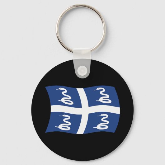 Martinique Flag Schlüsselanhänger (Vorderseite)