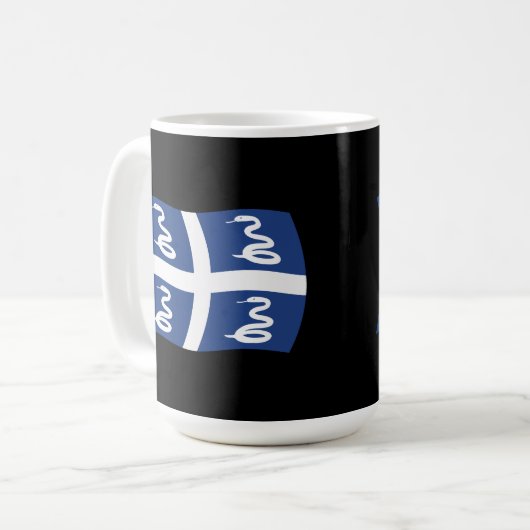 Martinique Flag Tasse (Vorderseite Links)