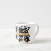 Martinique-Flagge Espressotasse (Vorderseite Rechts)