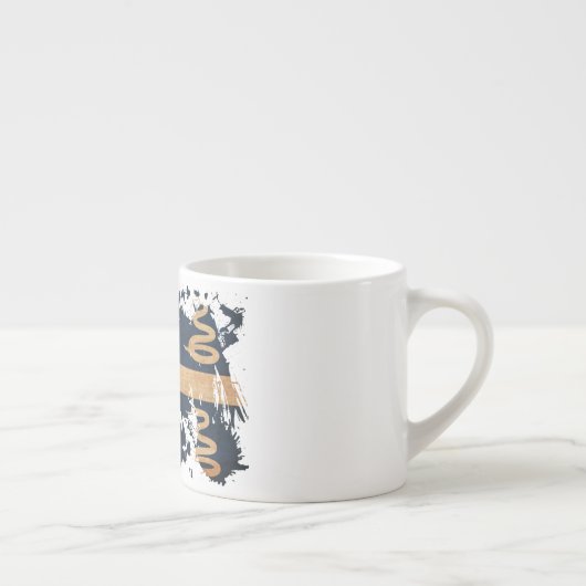 Martinique-Flagge Espressotasse (Rechts)