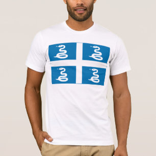 Martinique-Flaggen-T - Shirt