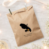 Martinique Gastgeschenk Hochzeit Leckerei Sacks, K Geschenktütchen (Ausgeschnitten)