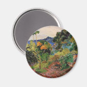Martinique Landscape Magnet (Vorderseite/Rückseite)