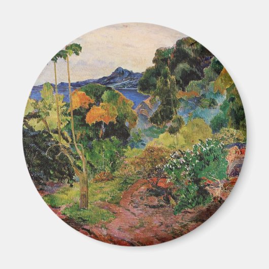 Martinique Landscape Magnet (Vorne)