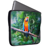 Martinique Macaw Laptopschutzhülle (Vorne Rechts)