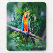 Martinique Macaw Mousepad (Vorne)