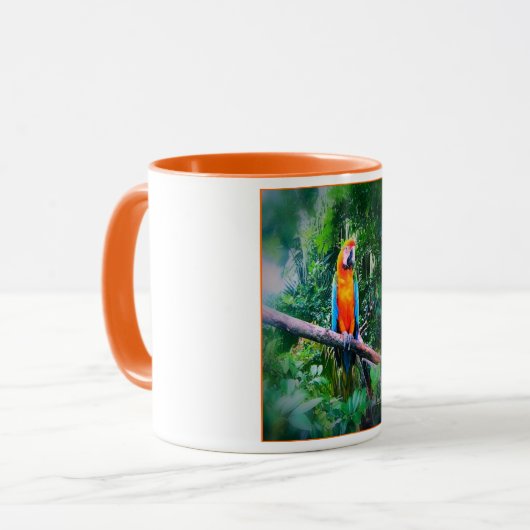 Martinique Macaw Tasse (Vorderseite Links)