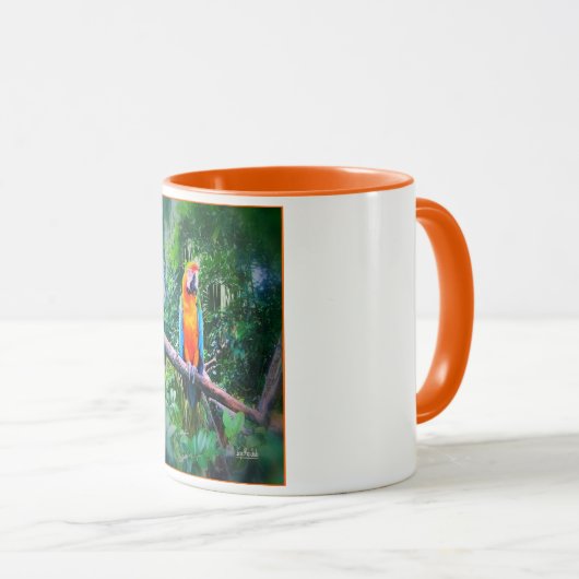 Martinique Macaw Tasse (VorderseiteRechts)