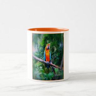 Martinique Macaw Zweifarbige Tasse