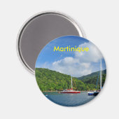 Martinique Magnet (Vorderseite/Rückseite)