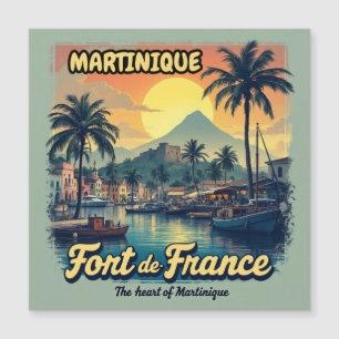 MARTINIQUE MAGNETKARTE