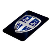 Martinique Metallic Emblem Magnet (Linke Seite)
