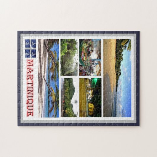 Martinique - Mosaik - Puzzle (Horizontal)