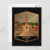 Martinique Postkarte (Vorne/Hinten)