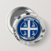 Martinique Round Emblem Button (Vorne & Hinten)