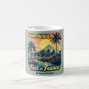 Martinique-Tasse – Tropisches Strand-Souvenir Kaffeetasse