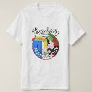 Martinique Travel-Logo T-Shirt
