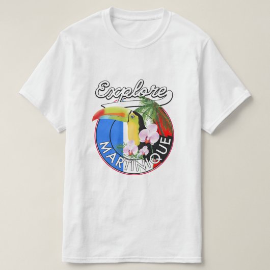 Martinique Travel-Logo T-Shirt (Design vorne)