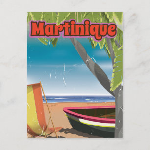 Martinique Vintage Reiseplakat Postkarte