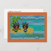 Martinique / Zafè ko sa ki pa la ! Postkarte (Vorne/Hinten)