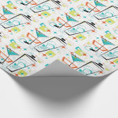 Martinis A Go-Go Geschenkpapier (Ecke)