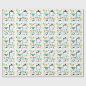 Martinis A Go-Go Geschenkpapier (Flach)