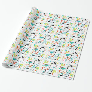 Martinis A Go-Go Geschenkpapier