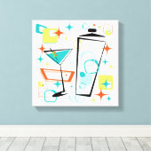 Martinis A Go-Go! Leinwanddruck (Insitu (Holzboden))