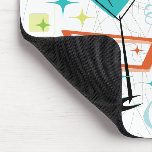 Martinis A Go-Go-Maus Pad Mousepad (Ecke)