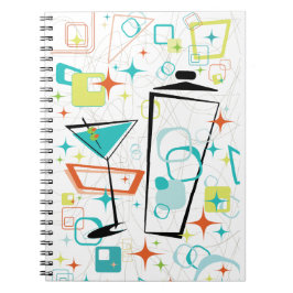 Martinis A Go-Go-Notebook Notizblock