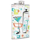 Martinis Gehen-Gehen 8 Unze. Vinyl eingewickelte Flachmann (Rechts)