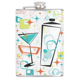 Martinis Gehen-Gehen 8 Unze. Vinyl eingewickelte Flachmann