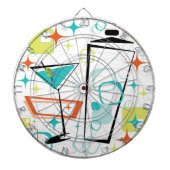 Martinis Gehen-Gehen! Dartscheibe (vorne)