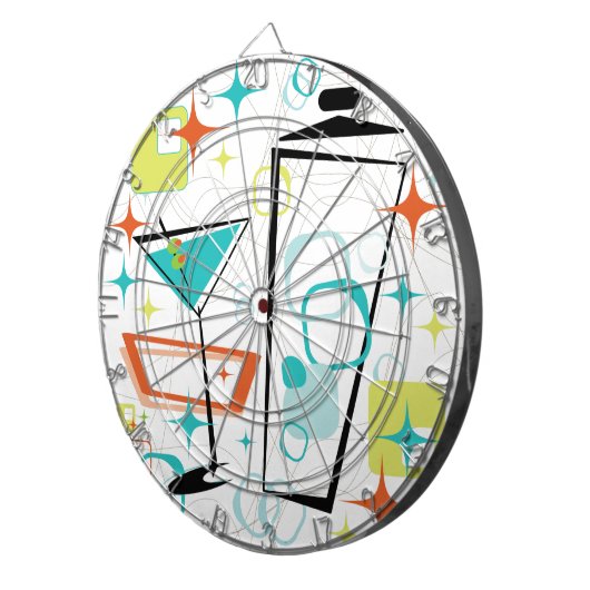 Martinis Gehen-Gehen! Dartscheibe (Vorderseite rechts)