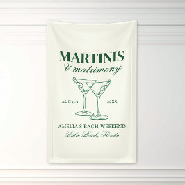 Martinis & Matrimony Bachelorette Wochenende Banner