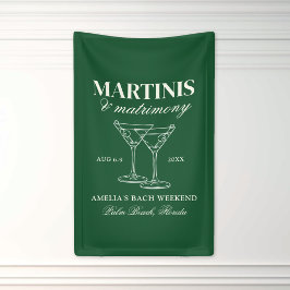 Martinis & Matrimony Bachelorette Wochenende Banner