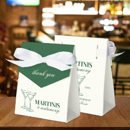 Martinis & Matrimony Bachelorette Wochenende Geschenkschachtel