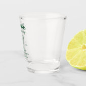 Martinis & Matrimony Bachelorette Wochenende Schnapsglas (Rechts)