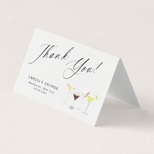 Martinis & Matrimony Brautparty Vielen Dank