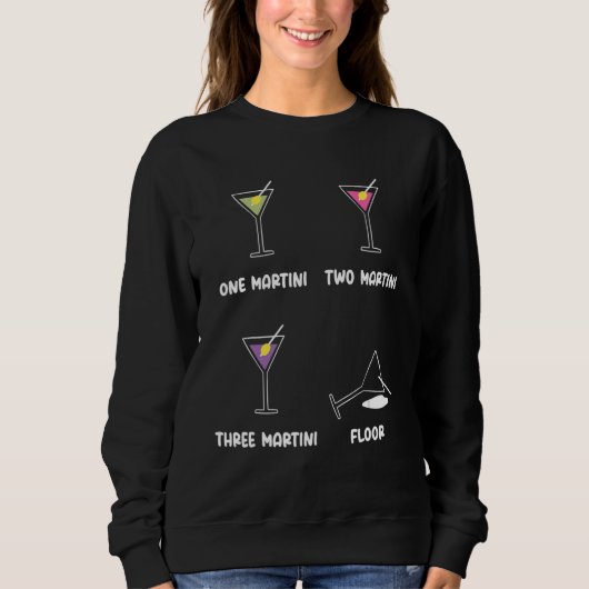 Martinis mit Oliven trinken Oliven Wunder Frucht Sweatshirt (Vorderseite)