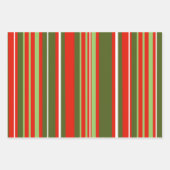 Martinis, Oliven und Streifen Geschenkpapier Set (Vorderseite 2)